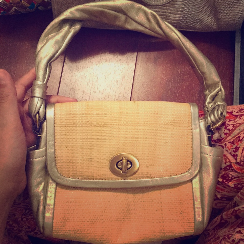 Coach Gold Purse